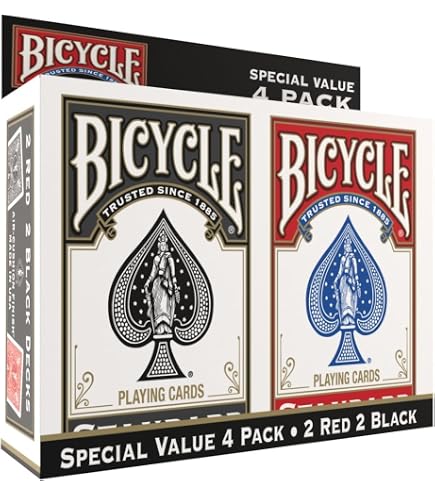 Amazon.com: Bicycle Jumbo Index Playing Cards - 6 Decks : Toys & Games